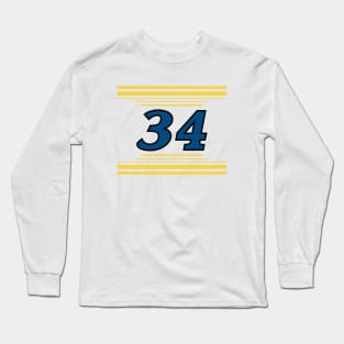 Michael McDowell #34 2024 NASCAR Design Long Sleeve T-Shirt